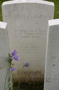 Lillers Communal Cemetery - Ajib Singh, 